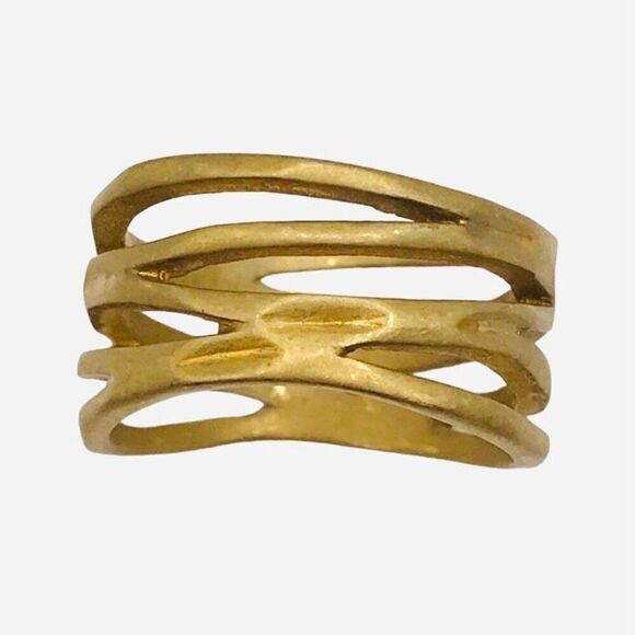 Premier Designs "Down To The Wire" Matte Ring Size 10.5 - Picture 4 of 6